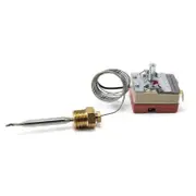 250v Electric Deep Fryer Thermostat Control Parts With 3/8 Brass Nut Temperature Range 50~200 Celsius