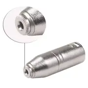 1PCS 3.5mm Mini-Jack Female Microphone Adapter to 3-pin XLR Male Connector NEW