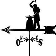 Wind vanes, Outdoor Garden Weathervane with Animal Ornament, Lion Stainless Steel Weather Vane Wind Direction Indicators Yard Easy to Assemble Corrosion Resistant and Long-Lasting