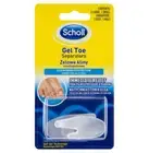 Scholl Gel Toe Separators 2 Large, 1 Small Pressure Rubbing Relief