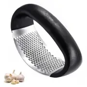Stainless Steel Garlic Ginger Press Crusher Squeezer Rocker (11L x 5W cm)