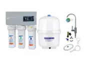 5 stage RO 50GPD reverse osmosis Alkaline water filter with Pump + S304 Tap