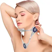 Neck Brace for Support - Rotatable Chin Stretcher for Relief - Portable 360° Neck Traction Device, Forward Posture Corrector for Office Student Daily Life