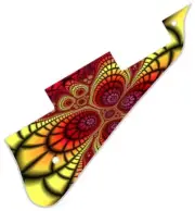 Pickguard Pick Guard Compatible with Gibson Les Paul Guitar Fractal 1