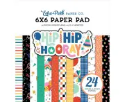 Echo Park Double-Sided Paper Pad 6"X6" Hip Hip Hooray