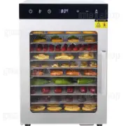 10 Trays Food Dehydrators Jerky Dehydrator Fruit Dryer Stainless Steel 2025
