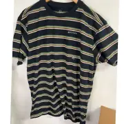 Brixton | new w/tags | striped sleeve shirt | size Large