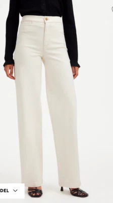 Madewell $138 The Emmett Wide-Leg Jean: Welt Pocket Vintage Canvas Size 33 NR472