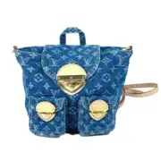LOUIS VUITTON M46836 New LV Remix Venice bag Backpack MonogramDenim blue
