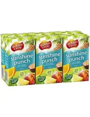 Golden Circle Sunshine Punch Juice 6 Pack 250ml x 1
