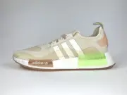 Adidas NMD_R1 Running Shoes Sneakers Tan White Green GZ9281 Women Size 8