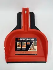 Black & Decker Step-On It Red Dust Pan w/ Molded Cleaning Teeth New NWT CA264001