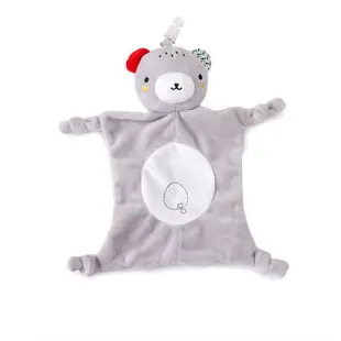 嬰兒動物安撫巾 BBSKY 柔軟搖鈴玩具 寶寶口水巾 現貨 玩偶安撫巾 安撫玩偶手帕巾 大象、熊、兔、熊貓