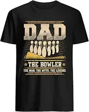 [VidiAmazing] Bowling Dad The Bowler T-Shirt