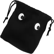 [LIFKOME] Makeup Drawstring Bag Toiletry Organizer Travel Toiletry Pouch Daily Use Portable Big Eyes Organiser