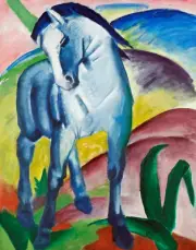 Franz Marc's Blue Horse Art Print 11"x14"
