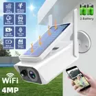 4MP Solar Security Camera Wireless PIR/AI Motion Detection Camera Night Vision