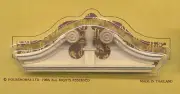Window Pediment - Deerfield - dollhouse 1:12 scale #7072 1pc Houseworks wood