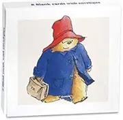 Paddington Bear Mini Square Set of 8 Notecards Wallet
