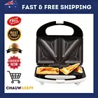 2 Slice Sandwich Maker Sandwich Press Jaffle Iron Toastie Maker Non Stick Plates