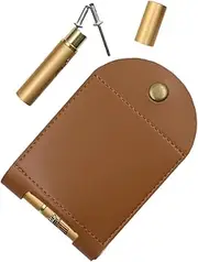 Hohopeti Multifunctional Score Board Bag Portable Card Game Accessory Leather Material Easy to Carry