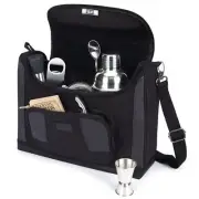 USA GEAR Travel Carrying Bag for Bartender Kits - Bag Only, Items Not Included