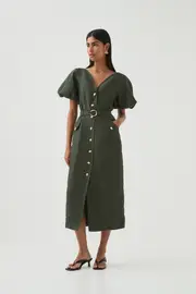 Paloma Utility Midi Dress