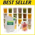 Elegant Stackable Deli Containers 32 oz - Airtight Meal Prep & Storage Solution