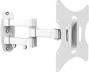 conecto SA-CC50254-V2 Wall Mount for TV Devices/Monitors with 58-107 cm (23-42 Inches), VESA 200 x 200, Tilt: +/-20°, Swivel: +/-90°, Wall Clearance: 10-39.3 cm, Maximum Load 30 kg, White