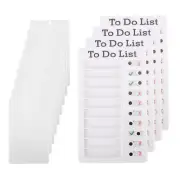 4 Pcs to Do List Board Removable Message Board Plastic RV Checklist7300