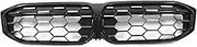 Front Racing Grille Compatible For BMW 3 Series G20 330i 2023+ ABS Front Bumper Car Styling Parts(Black silver)