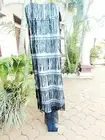 Ana Torres Sequin Fringe Illusion Mesh Gown