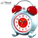Telesonic/天王星鐘錶 精巧雙鈴鬧鐘紅色 靜音機芯 貪睡功能