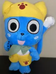 New Anime Fairy Tail Happy In Yellow 9-Inch Cat Toy Plush
