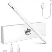 KINGONE Magnetic Charging Pencil (3rd Generation) for iPad, Wireless & Type-C Charging Stylus Pen, Compatible with Apple iPad Pro 11” 1/2/3/4, iPad Pro 12.9” 3/4/5/6, iPad Air 3/4/5, mini 5/6