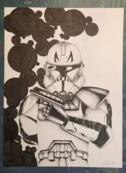 Star Wars Original Art: Captain Rex