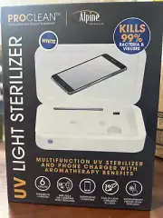 Alpine Pro clean (uv light sterilizer) white color