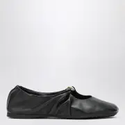 [Loewe] Black nappa pebble ballerina 36 IT Black