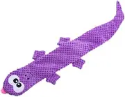 Stuffed Squeaky Dog Toy Bite Resistant Chewing Training Playing Dog Toy Pet Supplies for Small Medium Large Dogs, Violet
