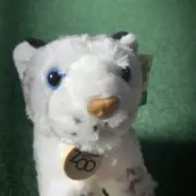 Wild Republic White Tiger Soft Plush Toy 8” Stuffed Cat Baby