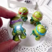 5.7Cm Led Lighting Sound Turtle Key Chain Keyrings