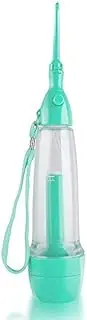 Carejoy Water Flosser Cordless Jet for Improving Gum Health. Reducing Plaque, Gingivitis and Gum Disease. Air Pressure, Does Not Need Electric Power (Green)