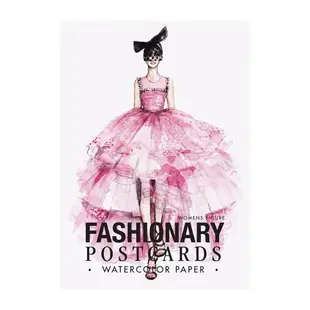 Fashionary Postcards Watercolor Womens Figure