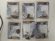 6x star wars miniatures clone trooper promo 8/60 new clone strike