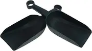 ibasenice 2pcs Ergonomic Lightweight Plastic Garden Trowels for Easy Digging and Transplanting Durable Shovels for Gardeners for Flower Beds and Outdoor Enthusiasts