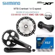 SHIMANO XT M8100 12S Hollowtech MTB Groupset 11- 51T Cassette FC- 170mm 32T