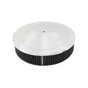 Aeroflow Chrome Air Filter Assembly Air Cleaner 1-1/8" X 14"X 3" 5-1/8" Neck