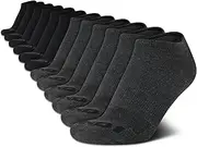 AND1 Men's Socks - Athletic Cushion Low Cut Socks (12 Pack)