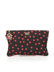 Black Polka Dot Clutch