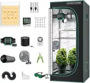 MARS HYDRO 2x2 Grow Tent Kit,TS600 LED Grow Light Full Spectrum Indoor Grow Tent